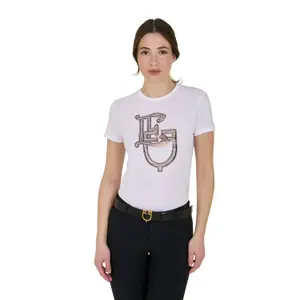 Γυναικείο βαμβακερό T-shirt Equestro Lamina Monogram image-1