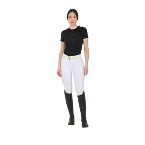 Γυναικείο βαμβακερό T-shirt Equestro Wild Flower image-1