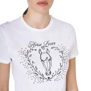 Γυναικείο βαμβακερό T-shirt Equestro Wild Heart image-4