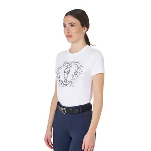 Γυναικείο βαμβακερό T-shirt Equestro Wild Heart image-3