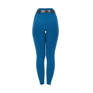 Pantaloni da competizione full grip da donna Equestro image-1