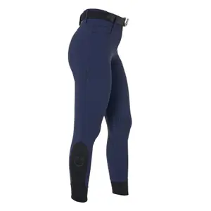 Pantaloni equitazione mid grip con rivestimento in pile donna Equestro image-2