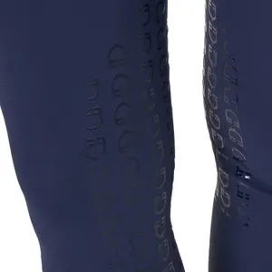 Pantaloni equitazione mid grip con rivestimento in pile donna Equestro image-3