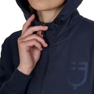 Women's zip-up hoodie Equestro Logo image-2