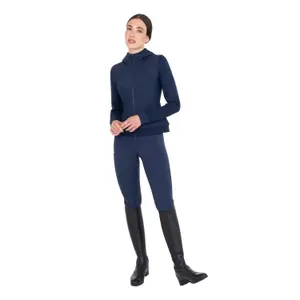 Women's nylon and mesh hoodie sweatshirt Equestro image-1