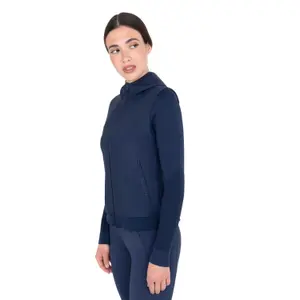 Women's nylon and mesh hoodie sweatshirt Equestro image-2
