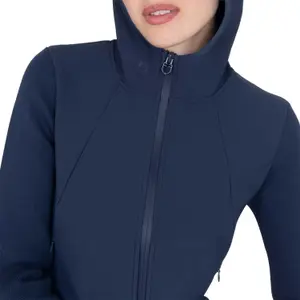 Women's nylon and mesh hoodie sweatshirt Equestro image-4
