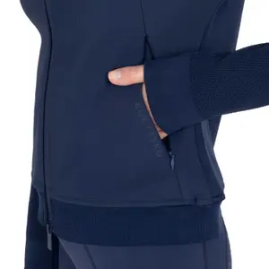 Women's nylon and mesh hoodie sweatshirt Equestro image-6