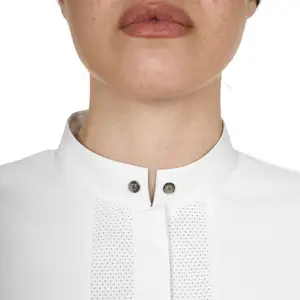 Women's long sleeve competition polo shirt Equestro image-2