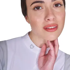 Women's long sleeve competition polo shirt Equestro image-4