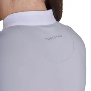 Women's long sleeve competition polo shirt Equestro image-5