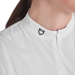 Women's long sleeve competition polo shirt Equestro image-4