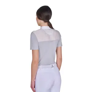 Discreet and Elegant Rhinestone Competition Polo Women Equestro image-1