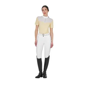 Discreet and Elegant Rhinestone Competition Polo Women Equestro image-1