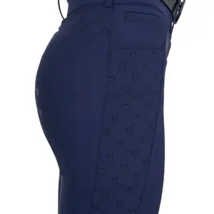 Mid grip riding Trousers for women Equestro Monogram image-3