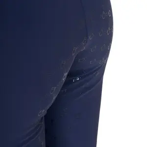 Mid grip riding Trousers for women Equestro Monogram image-4