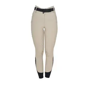 Mid grip riding Trousers for women Equestro Monogram