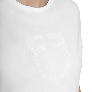 T-shirt από βαμβάκι με λογότυπο γυναίκας Equestro image-4