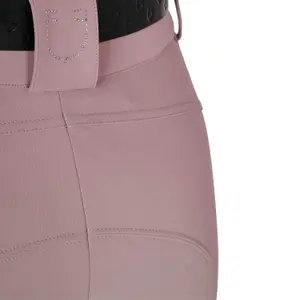 Pantalon de concours mid grip femme Equestro Stones Logo image-3