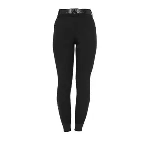 Mid grip riding Trousers for women Equestro Stones Logo image-1