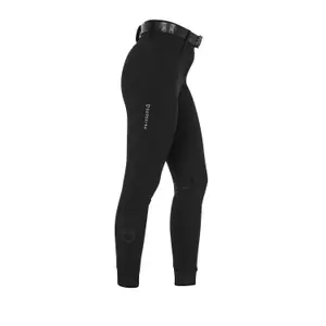 Mid grip riding Trousers for women Equestro Stones Logo image-2