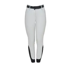 Mid grip riding Trousers for women Equestro Stones Logo