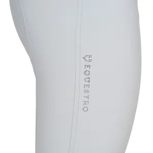 Mid grip riding Trousers for women Equestro Stones Logo image-5