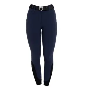 Mid grip riding Trousers for women Equestro Hunter image-1
