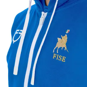 Παιδική φούτερ με κουκούλα και φερμουάρ Equestro X Fise image-3