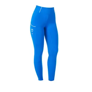 Women's full grip riding leggings Equestro X Fise image-2