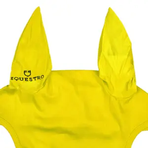 Cotton fly bonnet for horse Equestro image-1