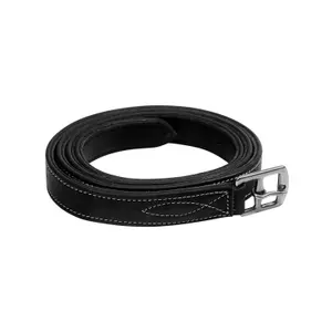 Etrivières équitation doubles en cuir Equestro image-0