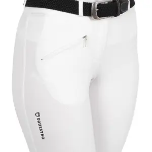 Women's mid grip riding Trousers Equestro Selene Gel image-3
