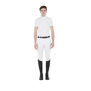 Wedstrijd rijpoloshirt van ademend materiaal Equestro image-0