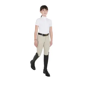 Polo de equitación de concurso transpirable para niño Equestro image-1