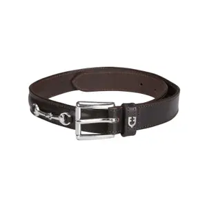 Leder-Gürtel mit geflochtenen Details Equestro image-0