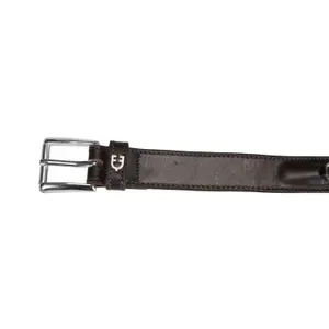 Leder-Gürtel mit geflochtenen Details Equestro image-5