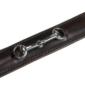 Leder-Gürtel mit geflochtenen Details Equestro image-6