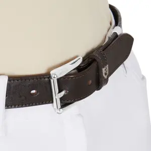 Leder-Gürtel mit geflochtenen Details Equestro image-2