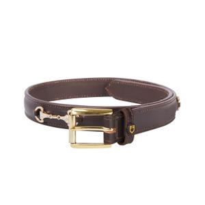 ab00611a-brown-gold-diamond-model-english-leather-belt-for-women-equestro-brown-gold