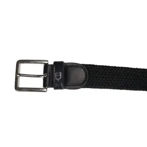 Damen elastischer Gürtel mit Kreuzmuster Equestro image-4