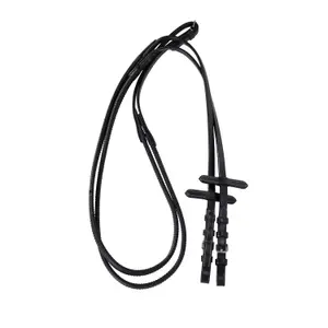 Frenos de equitación para caballo inglés de cuero con bordados Equestro image-3