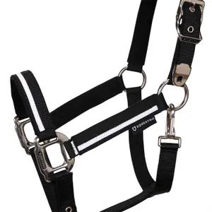 Nylonowy kantar dla konia Equestro White Trim image-1