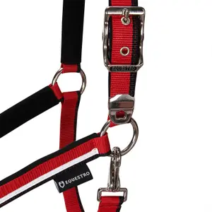 Nylonowy kantar dla konia Equestro White Trim image-2