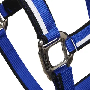 Nylonowy kantar dla konia Equestro White Trim image-2