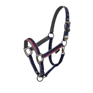 Nylon halster en longe voor paard in nylon Equestro image-0