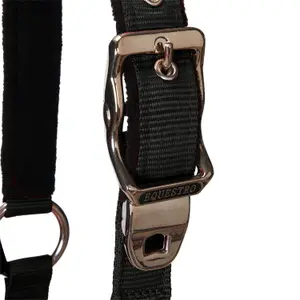 Cabestro para caballo con longitud Equestro Modello Shiny Fittings image-2