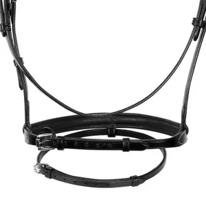 English leather riding bridles for horses Equestro image-6