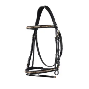 et01010-black-anatomiska-ridder-for-engelsk-hast-i-lader-med-klipp-equestro-svart