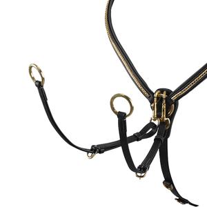 Tanned leather hunting collar Equestro image-1